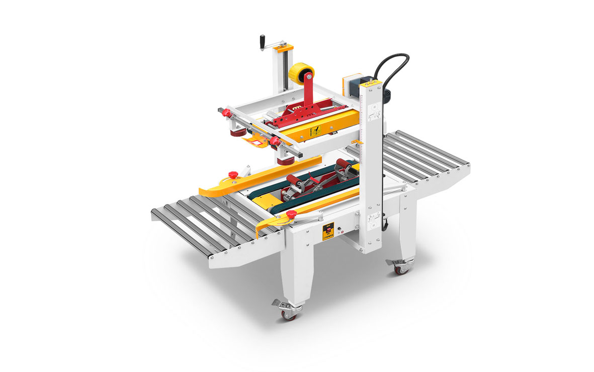JS-FX500C 上下(xia)驅動手動(dòng)折蓋膠帶(dài)封箱機
